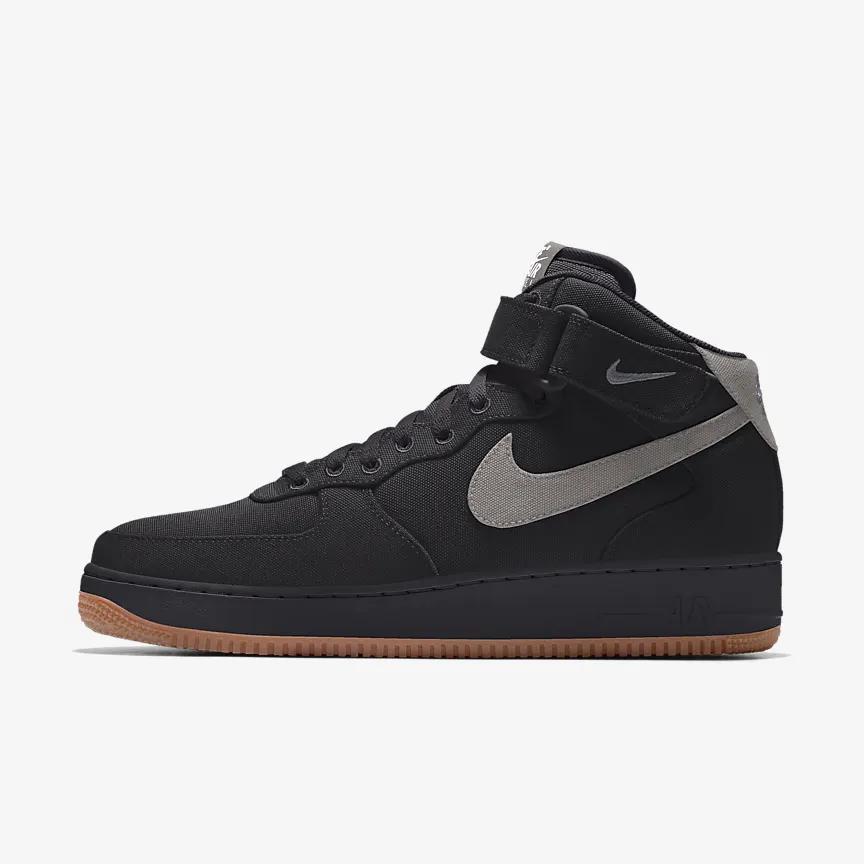 Giày Nike Air Force 1 Mid By You Nam Đen